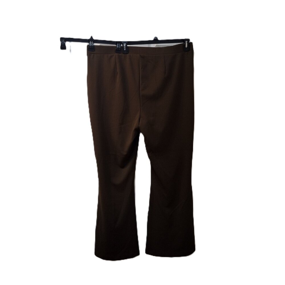 Christian Siriano: Pull-on Wide Leg Pants, Size 2X, Olive Green - Picture 3 of 8